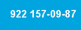 922 157-09-87